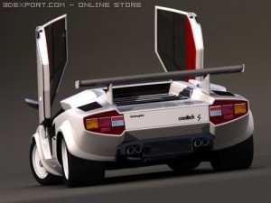 lambo countach 3D Модель