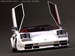 lambo countach 3D Модель
