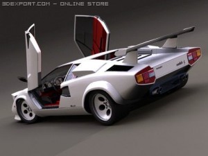 lambo countach 3D Модель