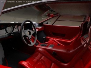lambo countach 3D Модель