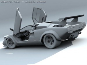 lambo countach 3D Модель