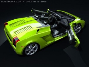 lambo gallardo spyder 3D-Modell