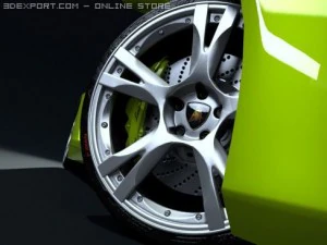 lambo gallardo spyder 3D Model