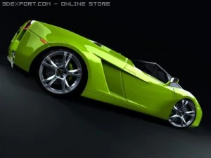 lambo gallardo spyder 3D Model
