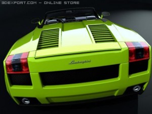 lambo gallardo spyder 3D-Modell