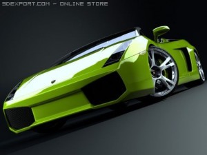 lambo gallardo spyder 3D-Modell