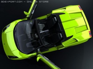 lambo gallardo spyder 3D-Modell
