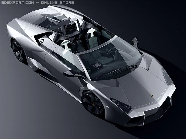 lambo reventon roadster 3D Model .c4d .max .obj .3ds .fbx .stl .blend 
