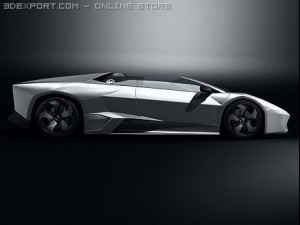 lambo reventon roadster 3Dモデル