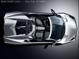 lambo reventon roadster 3Dモデル