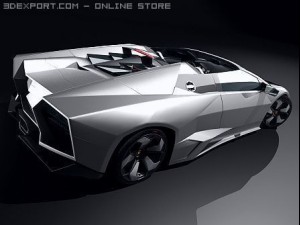 lambo reventon roadster 3Dモデル
