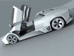 lambo reventon roadster 3Dモデル