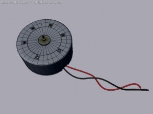electric engine Modèle 3D