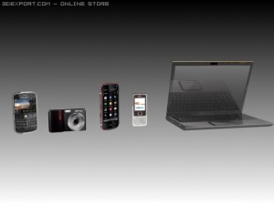 electronic Modello 3D