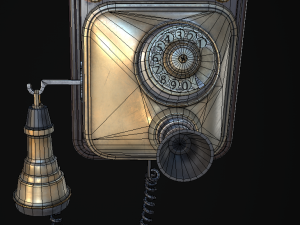 VintagePhone Modelo 3D