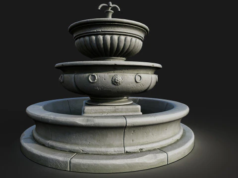 Fontaine Modèle 3D