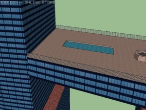 paradise twin towers 3D मॉडल