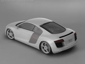 audi r8 Model 3D