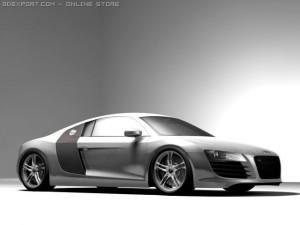 audi r8 3Dモデル