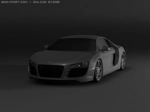 アウディ R8 3Dモデル
