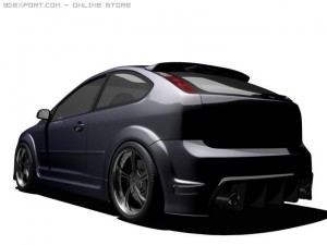 ford focus st 3D मॉडल