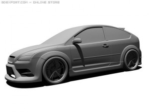 ford focus st 3D मॉडल