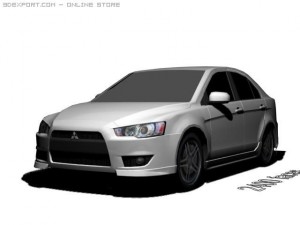 lancer x Model 3D