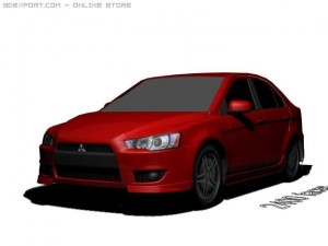 lancer x 3D Model