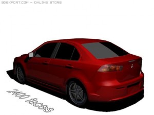 lancer x 3D Model