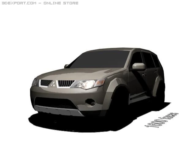 アウトランダー 3Dモデル .c4d .max .obj .3ds .fbx .stl .blend 