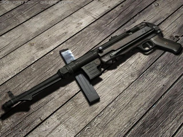 mp40 3D Model .c4d .max .obj .3ds .fbx .stl .blend