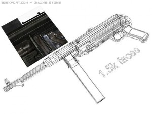 mp40 3D Model