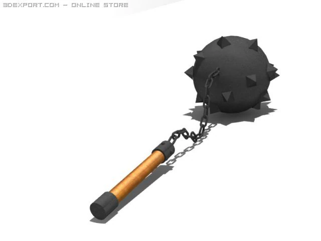 morningstar 3D Model .c4d .max .obj .3ds .fbx .stl .blend