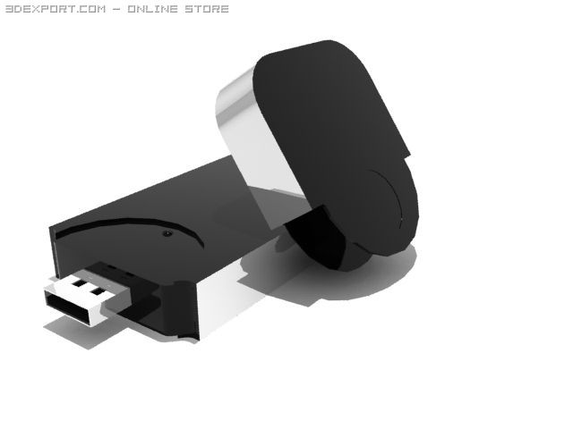 usb flash drive 3D Model .c4d .max .obj .3ds .fbx .stl .blend 
