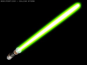 luke skywalkers lightsaber Modelo 3D