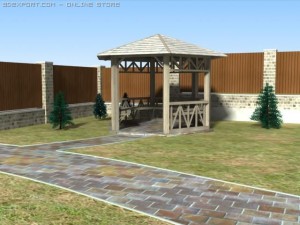 besedka Modello 3D