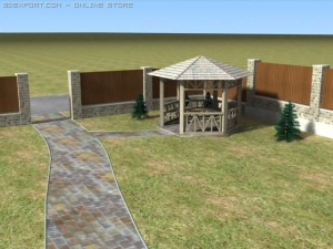 besedka 3D 모델