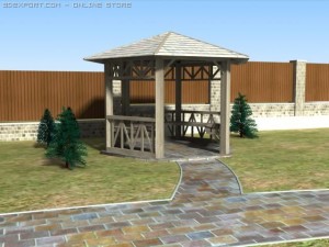 besedka 3D 모델