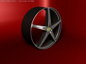 jante ferrari Modèle 3D