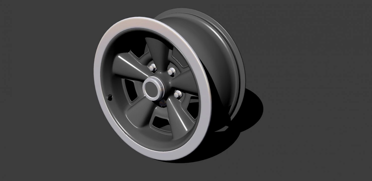 chevrolet 70ties rim 3D Model .c4d .max .obj .3ds .fbx .stl .blend 