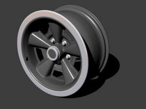 chevrolet 70ties rim 3D Модель