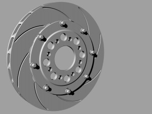 racing brake disk 3D Модель