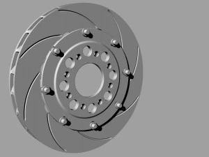 racing brake disk 3D Model