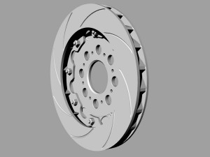 racing brake disk 3D 모델