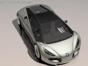 peugeot 909 v8 3D Model