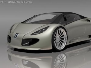 peugeot 909 v8 Modelo 3D