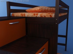 children beds Modelo 3D
