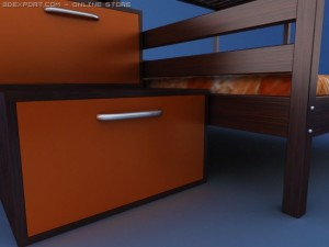 children beds Modelo 3D