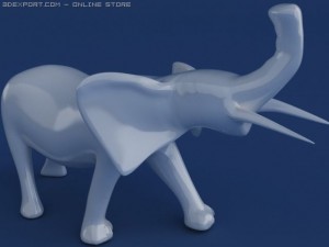 elephant Modello 3D