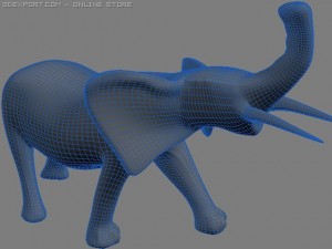 elephant Modello 3D